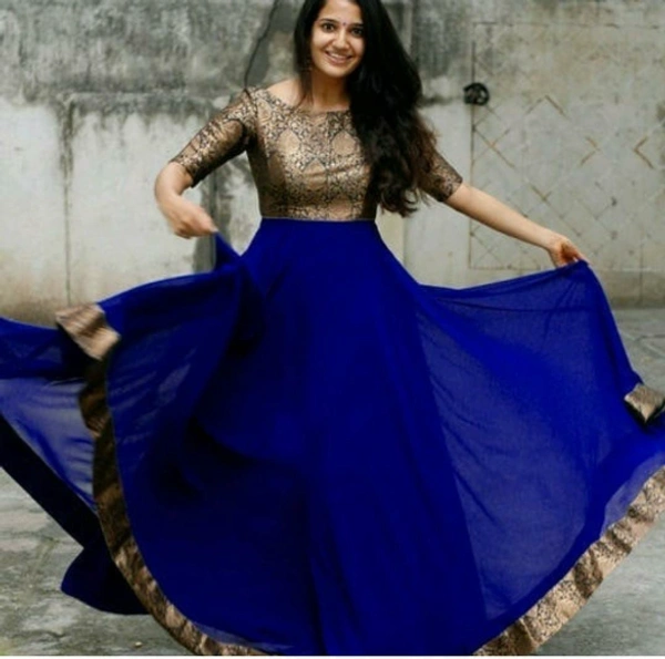 Georgette Party wear Gown